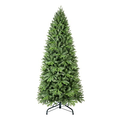 SEVOBAL Artificial Trees 4FT Artificial Christmas Tree Pre-Lit Christmas Tree with 527 Tips Xmas Tree Holiday Decoration, Green, 23.5"*8"*48"