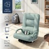 Best Choice Products 360-Degree Swivel Gaming Floor Chair w/ Armrest Handles, Foldable Adjustable Back - 3 of 4