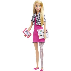 Barbie Careers Interior Designer with Prosthetic Leg Fashion Doll & Accessories - 1 of 4