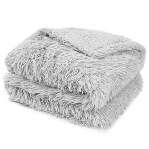 PetAmi Waterproof Pet Blanket Dogs Cats Puppy, Soft Faux Shearling Fur Cover, Leakproof Fleece Fuzzy Plush Reversible - 1 of 4