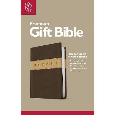 Premium Gift Bible-NLT - (Leather Bound)