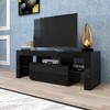 KTMBDW TV Stand for 55/70 Inch TVs, Entertainment Center with Storage Drawers, LED Light, Media Console Living Room Furniture - 3 of 4