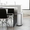 8 Gallon(30L) Kitchen Trash Can,Stainless Steel Garbage Can with Inner Wastebasket for Narrow Spaces,Step Rubbish Bin with Soft-Close Lid for Kitchen - 4 of 4