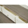 Anjou Traditional French Accent Writing Desk White/Light Brown - Baxton Studio - image 3 of 4