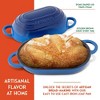 Stock Your Home Basilico Enameled Cast Iron Dutch Oven 2 Qt (Blue) - 2 of 4