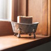 Clawfoot Silver Bathtub Mini Planter Metal by Foreside Home & Garden - 2 of 4