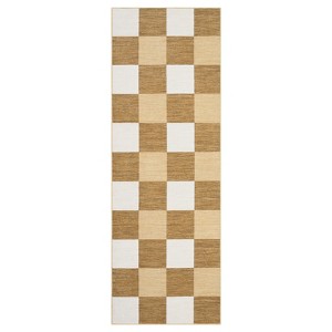 Washable Non Slip Modern Geometric Area Rugs, Indoor Contemporary Floor Carpet for Home Office - 1 of 4