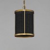Maxim Lighting Rattan 1 - Light Pendant in  Natural Aged Brass - 4 of 4