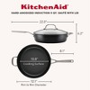 KitchenAid 5qt Hard-Anodized Induction Nonstick Saute Pan with Lid Matte Black - 2 of 4
