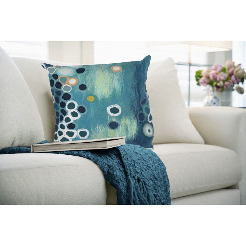 Liora Manne Visions IV Abstract Indoor/Outdoor Pillow, 2 of 4
