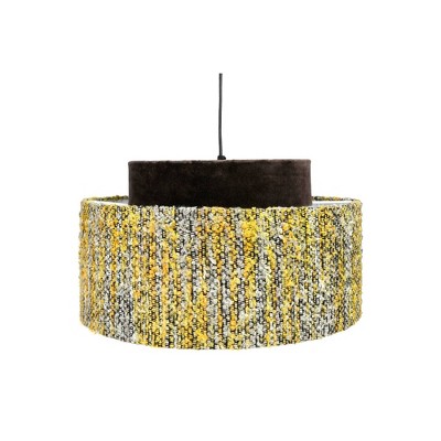 Cotton Velvet & Boucle Pendant Ceiling Light - 3R Studios