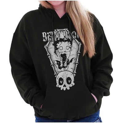 Halloween Betty Boop Undead Zombie Hoodie Sweatshirt Women Brisco Brands