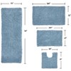 Fantasia Bath Rug Collection Cotton Shaggy Pattern Tufted Set of 4 Bath Rug Set - Home Weavers - 2 of 3