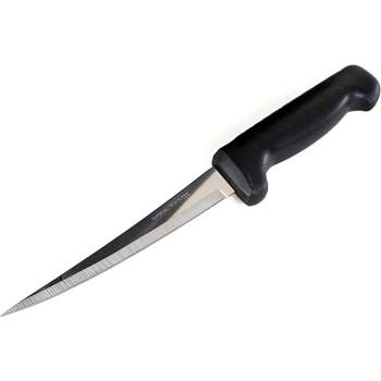Kitchen + Home Fillet Knife - 7" Flexible Stainless Steel Curved Boning Knife