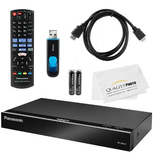 Panasonic Blu Ray Player Ultra HD DP-UB420 Remote Control High Speed 6 Foot 4K HDMI Cable Ultra USB Flash Drive 64GB Quality Photo Microfiber Cloth - 1 of 4
