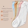Cozyway Baby & Toddler Knee High Bow Socks, 5 Pack for Girls, Pastel Colors, 9-18 Months Old - 2 of 4