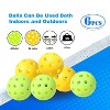 GSE Pickleball Paddles Set with 4 Pickleball Rackets & 6 Indoor/Outdoor Pickle-Balls & Mesh Carrying Bag - 4 of 4