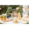 Boston International Embossed Ceramic Cream and Sugar Set, 2-Piece, Honeycomb - 3 of 4