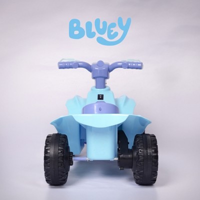 Bluey 6V Light Blue and Purple Kids Quad