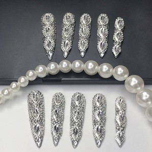 VYNXARIA Glitter & Glam Press-On Nails for Sparkling Moments£¬Size M - 1 of 4