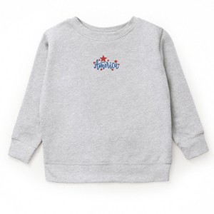 The Juniper Shop Embroidered America Stars Youth Sweatshirt - 1 of 2