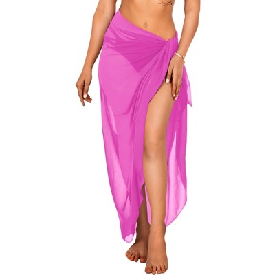LA LEELA Women's Sarong Beachwear Pareo Wraps One Size Pink G176