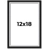PosterPalooza | Flat Silver Picture Frame - UV Acrylic, Foam Board Backing, Hanging Hardware - 2 of 4