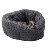 FurHaven Snuggle Terry Warming Hi-Lo Cuddler Small Dog & Cat Bed