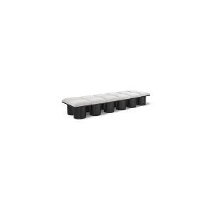 Meridian Furniture,Pavilion Boucle Fabric Bench - 1 of 4