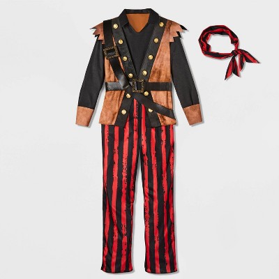 Kids' Adaptive Pirate Halloween Costume Jumpsuit with Accessories - Hyde & EEK! Boutique™