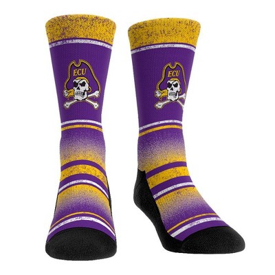 NCAA East Carolina Pirates Vintage Crew Socks - L/XL