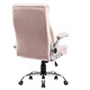 NicBex Office Chair with Adjustable Height Modern Rotatable Velvet Executive Desk Chair with 5 Wheels and Armrests for Office, Study, Bedroom - 4 of 4