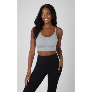 90 Degree By Reflex Womens 2 Pack Seamless Noah Marble Bra Top - 1 of 4