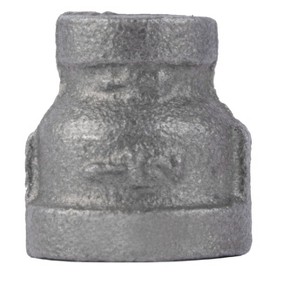 Pipe Decor 1/2 in. x 1/4 in. Black Reducing Coupling - 1 of 4