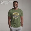 Mens Jurassic Park Distressed Logo T Shirt - 2 of 4