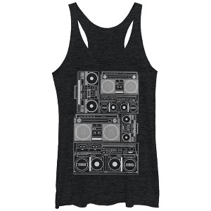 Women's Lost Gods Boomboxes Racerback Tank Top - 1 of 3