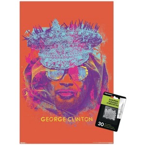 Trends International George Clinton - Face Painting Unframed Wall Poster Prints - 1 of 4