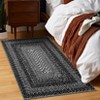 Washable Modern Geometric Bordered Area Rugs for Bedroom Living Room, Soft Non Slip Floor Carpet for Office - 3 of 4
