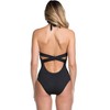 Women's Socialite High Neck Plunge Sash One Piece Swimsuit - BECCA - 2 of 3