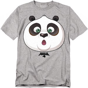 Men's Kung Fu Panda 4 Po Face T-Shirt - 1 of 4