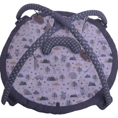 Bacati - Baby Activity Gyms & Playmats (Woodlands Beige/Grey)
