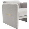 CENGHU Arm Chair with Waved Arms, Teddy Fabric Living Room Chair, Accent Chair for Primary Living Space, Living room, Bedroom - 4 of 4