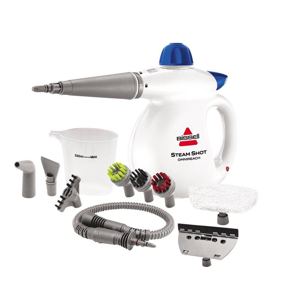 BISSELL SteamShot OmniReach Portable Cleaner 4171F 0.2" Cleaning Path White