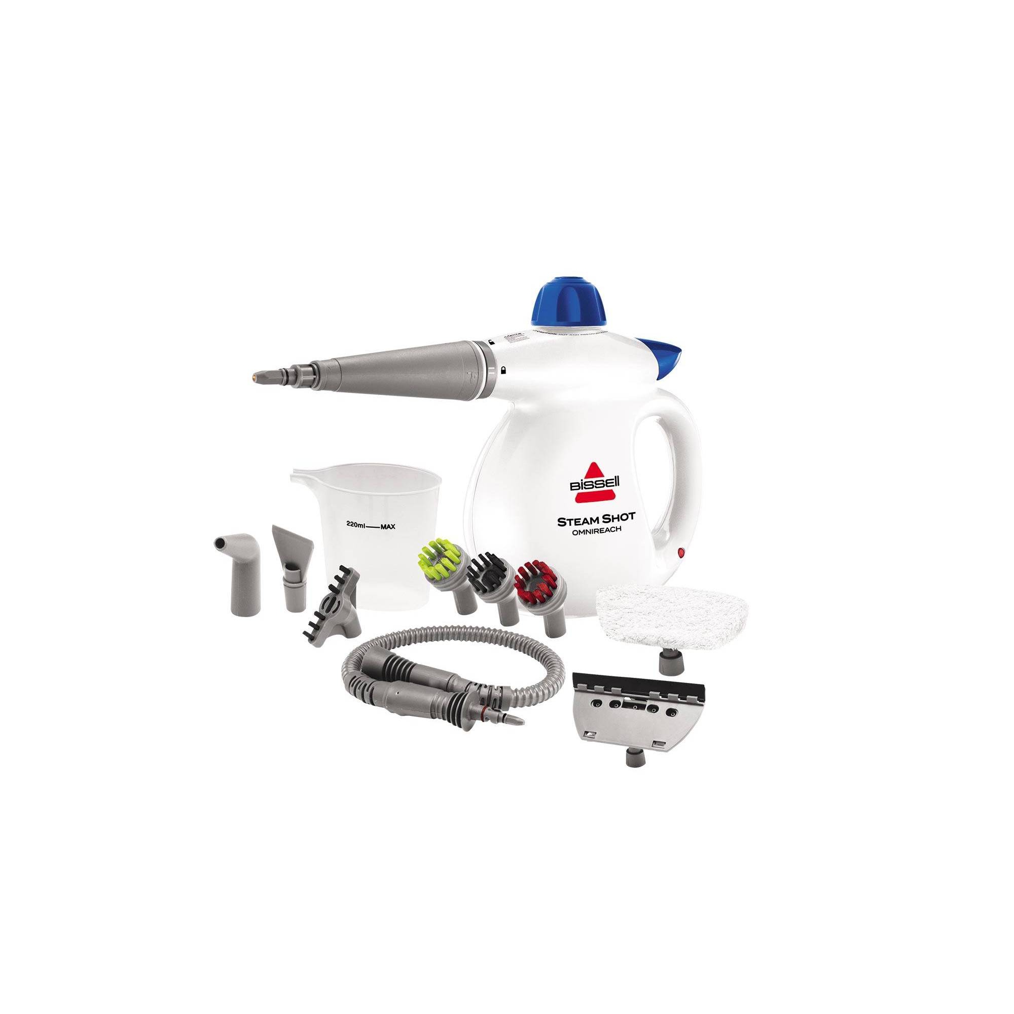 BISSELL SteamShot OmniReach Portable Cleaner 4171F 0.2" Cleaning Path White