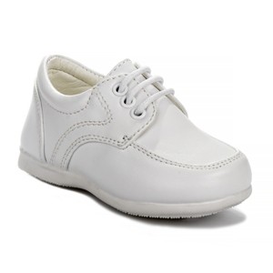 Josmo Unisex Dress Shoes for Toddlers and Little Kids - Oxford Style with Faux Leather, Lace-Up Closure, Perfect for Weddings, Church, School Uniform - 1 of 4
