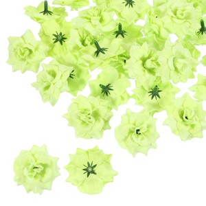 Unique Bargains Home Housewarming Decor DIY Craft Artificial Roses Head 100 Pcs - 1 of 4