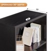 Hyleory 3-Tier Bookcase for Office Living Room, Storage Chest for Decoration, Artwork and Book - 3 of 4