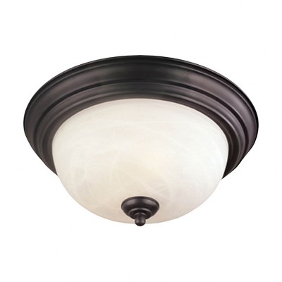 Thomas Lighting Essentials 3 - Light Flush Mount in  Painted Bronze