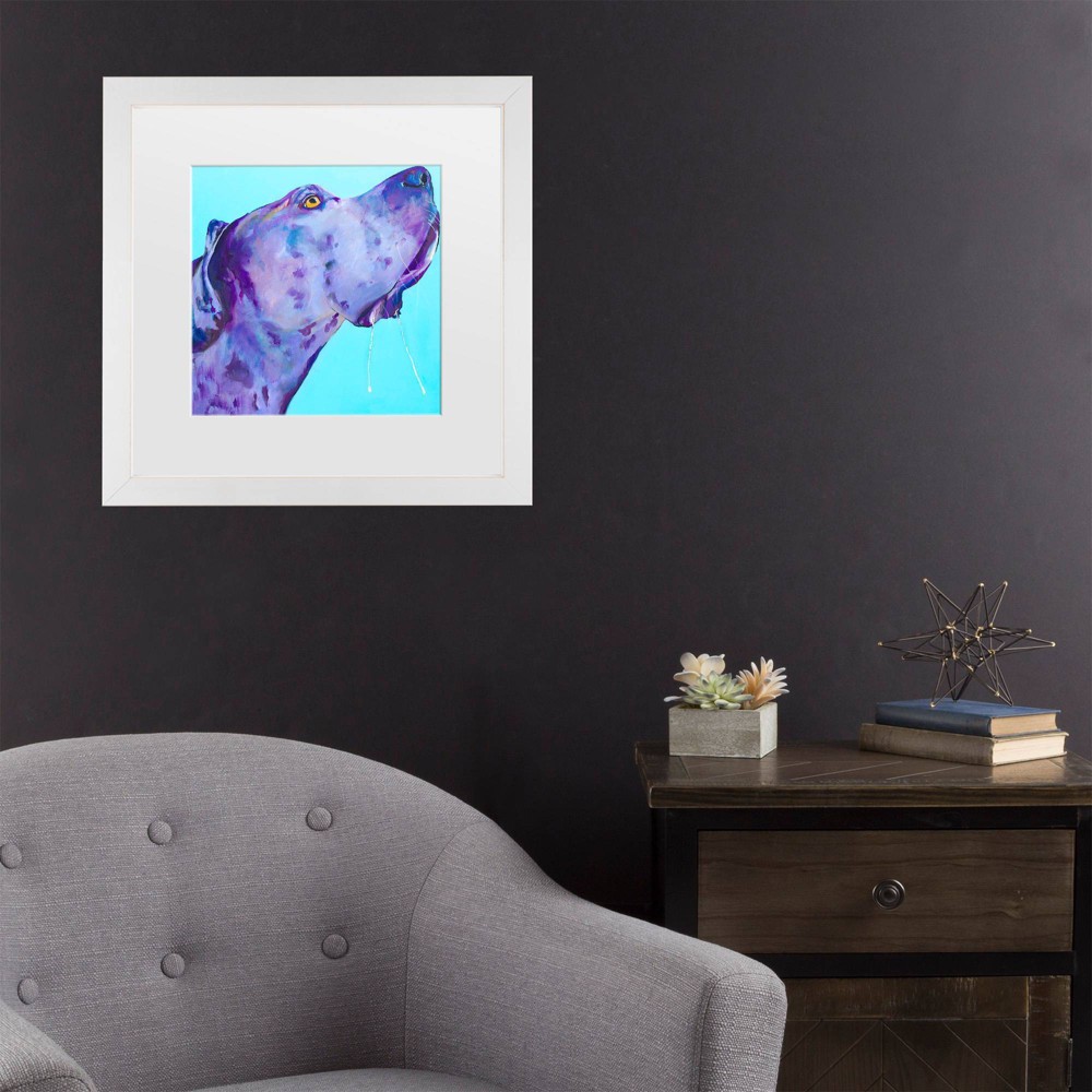 Photos - Other Decoration Trademark Fine Art 16"x16" Pat Saunders-White Cold Hands Matted Framed Art White