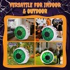 Syemin Decorative Holiday Scene Props 2 PC Halloween Inflatables Large Eyes Decoration, 3FT Blow Ups Green Eyes for Yard, Multicolored, 36"*36"*36" - 3 of 4
